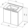 Тумба под раковину Aquanet Алвита New 70 2 дверцы, дуб веллингтон белый 00303906 Тумба под раковину Aquanet Алвита New 70 2 дверцы, дуб веллингтон белый 00303906