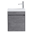 Детальная картинка товара «тумба под раковину belbagno pietra mini-460-1a-so-scm-r stucco cemento подвесная 454x257»