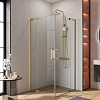 Душевой уголок CEZARES SLIDER-A-2-90/100-C-BORO 90-100x90-100см стекло прозрачное, профиль брашированное золото Душевой уголок CEZARES SLIDER-A-2-90/100-C-BORO 90-100x90-100см стекло прозрачное, профиль брашированное золото