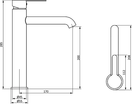 Смеситель для раковины STWORKI Стокгольм by Damixa Стокгольм HFSG02200 однорычажный, латунь, глянцев 427519 Смеситель для раковины STWORKI Стокгольм by Damixa Стокгольм HFSG02200 однорычажный, латунь, глянцев 427519