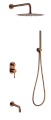 Душевая система Boheme Uno 464-2-BRB Brushed Bronze с изливом Душевая система Boheme Uno 464-2-BRB Brushed Bronze с изливом