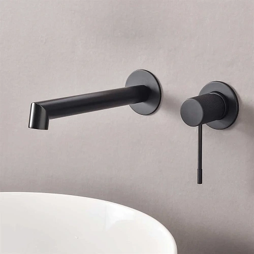 Смеситель для раковины Vincea Desire VBFW-1D1MB встраиваемый черный Смеситель для раковины Vincea Desire VBFW-1D1MB встраиваемый черный