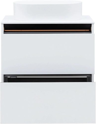 Тумба под раковину Allen Brau Activity 70 1.34003.WM белый матовый/черный брашированный Тумба под раковину Allen Brau Activity 70 1.34003.WM белый матовый/черный брашированный