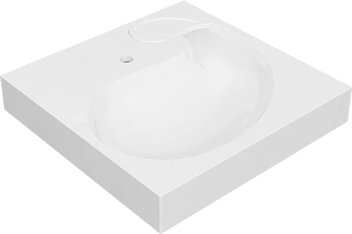 Раковина STWORKI Дублин 60 см белая, на стиральную машину 558131 Раковина STWORKI Дублин 60 см белая, на стиральную машину 558131