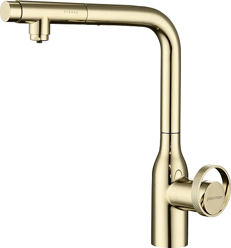 Смеситель для кухни Paulmark Urban золото Ur213104-G Смеситель для кухни Paulmark Urban золото Ur213104-G