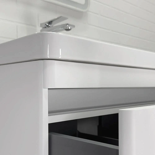 Тумба с раковиной Comforty Валдай-60П 00-00020674 подвесная белый матовый раковина 4460 Тумба с раковиной Comforty Валдай-60П 00-00020674 подвесная белый матовый раковина 4460