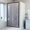 Душевая дверь Radomir Вита 1500х2000 1-63-6-0-0-1110 раздвижная, прозрачная, профиль черный