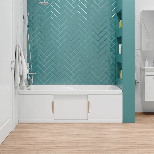 Экран для ванны фронтальный Onika Лагуна-Эконом 180 см 518013 белый Экран для ванны фронтальный Onika Лагуна-Эконом 180 см 518013 белый