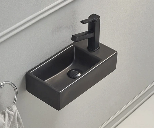 Раковина Gid Bm9270L 62201L подвесная черная матовая 40.5x20.5x10.5 Раковина Gid Bm9270L 62201L подвесная черная матовая 40.5x20.5x10.5