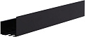 Полка Aquanet Магнум 90x12 черная матовая, с крючками 00302222 Полка Aquanet Магнум 90x12 черная матовая, с крючками 00302222
