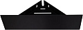 Полка Aquanet Магнум 28x28 черная матовая, угловая 00302225 Полка Aquanet Магнум 28x28 черная матовая, угловая 00302225