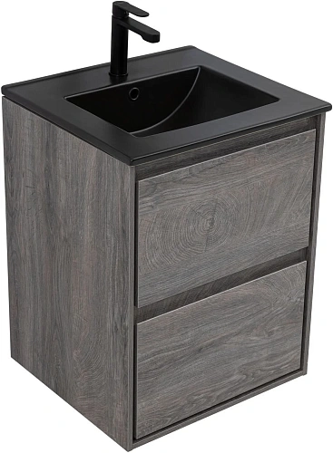 Тумба под раковину Aquanet Милан 50 дуб рошелье 00336371 подвесная Тумба под раковину Aquanet Милан 50 дуб рошелье 00336371 подвесная