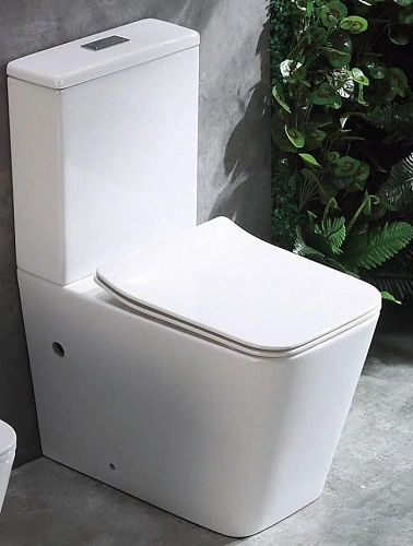 Унитаз напольный CeramaLux 2170 AXMW белый матовый с крышкой микролифт Унитаз напольный CeramaLux 2170 AXMW белый матовый с крышкой микролифт