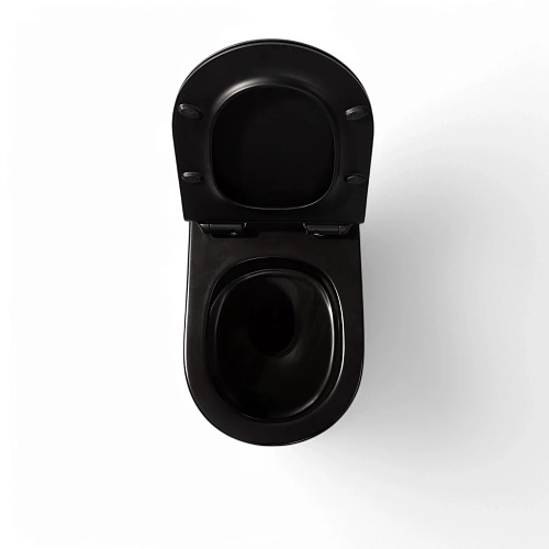 Унитаз подвесной CHARUS BLACK ESTELLA TORNADO EWC700-121ВТ безободковый c легкосъемным сиденьем микролифт Унитаз подвесной CHARUS BLACK ESTELLA TORNADO EWC700-121ВТ безободковый c легкосъемным сиденьем микролифт