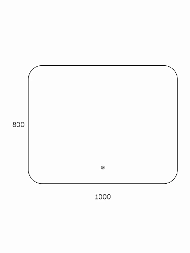 Зеркало Taliente Zled-B с LED-подсветкой, 100x80см, прямоугольное TA-Zled-B10080 Зеркало Taliente Zled-B с LED-подсветкой, 100x80см, прямоугольное TA-Zled-B10080