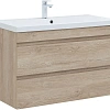 Тумба под раковину Aquanet Нота New 100 дуб светлый 00334200 подвесная Тумба под раковину Aquanet Нота New 100 дуб светлый 00334200 подвесная