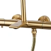 Душевая система Kaiser Serio 05382-3 с термостатом Шлифованное золото Душевая система Kaiser Serio 05382-3 с термостатом Шлифованное золото