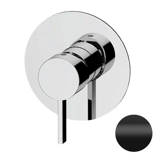 Смеситель для душа Remer Metrica MC30LNO, черный матовый Смеситель для душа Remer Metrica MC30LNO, черный матовый