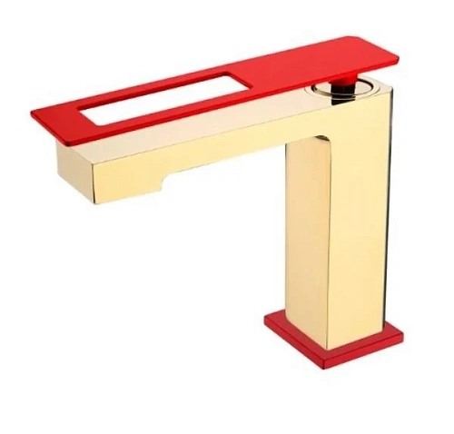 Смеситель для раковины Boheme Q 141-GR GoldRed Смеситель для раковины Boheme Q 141-GR GoldRed