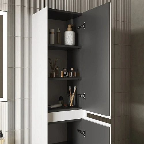 Шкаф-пенал Sancos Cento PCN35W белый глянец Шкаф-пенал Sancos Cento PCN35W белый глянец