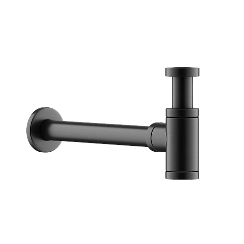 Сифон для раковины Ceramica Nova 70001GG вороненая сталь Сифон для раковины Ceramica Nova 70001GG вороненая сталь