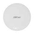 Накладка на донный клапа ABBER AC0014MW белая матовая, керамика Накладка на донный клапа ABBER AC0014MW белая матовая, керамика