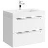 Тумба под раковину Aqwella Cube 70 CUB0107W подвесная белая Тумба под раковину Aqwella Cube 70 CUB0107W подвесная белая