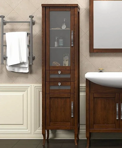 Шкаф-пенал Opadiris Мираж, светлый орех, левый (Р) 00-00000053 Шкаф-пенал Opadiris Мираж, светлый орех, левый (Р) 00-00000053