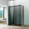 Картинка анонса товара «душевой уголок vincea como vsr-1c9012cg, 1200x900, черный, стекло тонированное vsr-1c9012cgb»