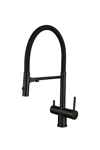 Смеситель для кухни Vincea VKF-120MB, черный Смеситель для кухни Vincea VKF-120MB, черный