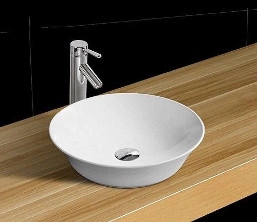 Раковина CeramaLux 9381 накладная, белый Раковина CeramaLux 9381 накладная, белый