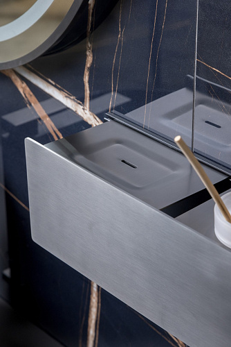 Полка Boheme настенная 60см Gunmetal/Графит 10966-GM Полка Boheme настенная 60см Gunmetal/Графит 10966-GM