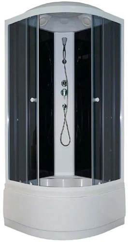 Душевая кабина Parly EC821 800x800 профиль белый, стекло тонированное Душевая кабина Parly EC821 800x800 профиль белый, стекло тонированное