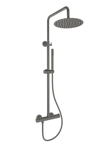 Душевая система Vincea City VSFS-4CT1GM, вороненая сталь Душевая система Vincea City VSFS-4CT1GM, вороненая сталь