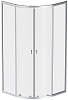Картинка анонса товара «душевой уголок am.pm x-joy twin slide w88g-205-090mt 90x90 без поддона, профиль матовый хром, стекло»