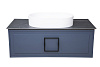 Тумба под раковину LA FENICE Cubo Blu Grigio синяя 100 FNC-01-CUB-BG-100