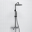 Душевая система WasserKRAFT A114.160.217.CB Thermo с термостатом черный