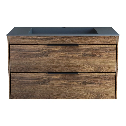 Тумба под раковину Vincea Chiara 2D 800 VMC-2C2800CO подвесная, С.Oak Тумба под раковину Vincea Chiara 2D 800 VMC-2C2800CO подвесная, С.Oak