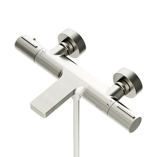 Смеситель для ванны SANCOS Etna термостатический, брашированный никель SC9006BN Смеситель для ванны SANCOS Etna термостатический, брашированный никель SC9006BN