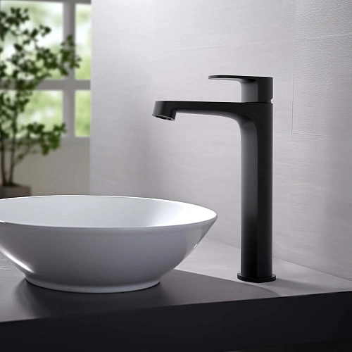Смеситель для раковины Aquatek ОБЕРОН AQ1204MB Черный матовый Смеситель для раковины Aquatek ОБЕРОН AQ1204MB Черный матовый
