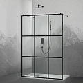 Душевая перегородка RGW Walk In WA-018B 1200 мм 35101812-84 черный, Easy Clean Душевая перегородка RGW Walk In WA-018B 1200 мм 35101812-84 черный, Easy Clean