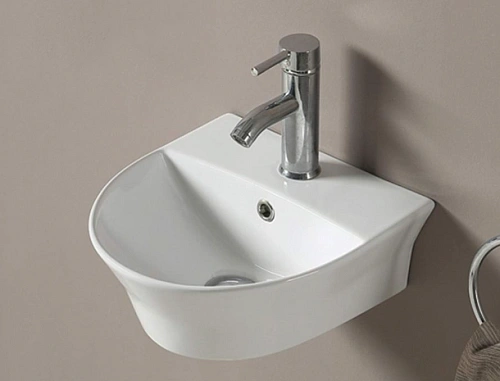 Раковина CeramaLux 78370 подвесная, белый Раковина CeramaLux 78370 подвесная, белый