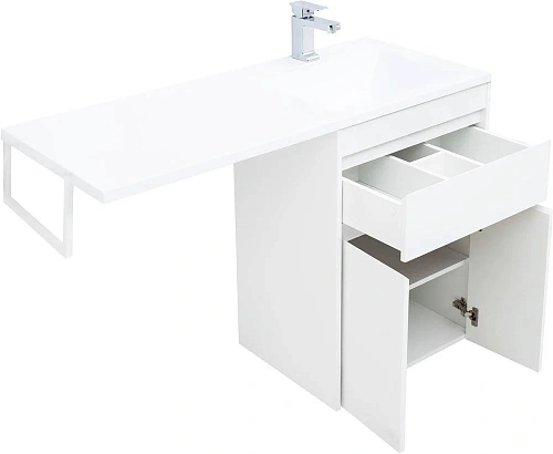 Тумба под раковину Aquanet Токио 58 белый (напольная, 1 ящик, 2 дверцы) 00237745 Тумба под раковину Aquanet Токио 58 белый (напольная, 1 ящик, 2 дверцы) 00237745