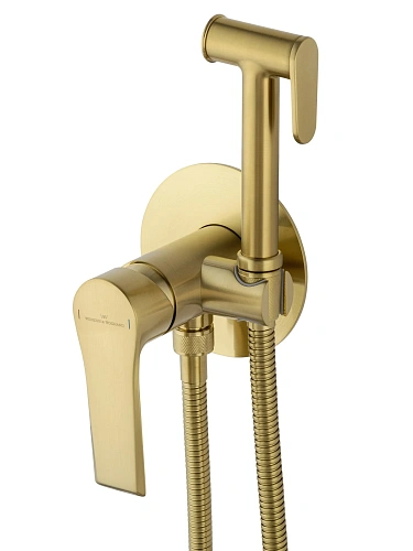 Гигиенический душ Wonzon & Woghand BRILLIANT брашированное золото (WW-88829079-BG) Гигиенический душ Wonzon & Woghand BRILLIANT брашированное золото (WW-88829079-BG)