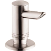 Дозатор жидкого мыла Hansgrohe A41 40418800, под сталь