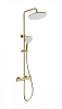 Душевая система Wonzon &amp; Woghand с термостатом, брашированное золото (WW-B3013-T1-BG)