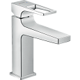 Детальная картинка товара «смеситель для раковины hansgrohe metropol 110, с рукояткой-петлей, со сливным клапаном push-open 74507000.»
