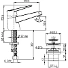 Смеситель для раковины Paini Ventus 93CR211KM с донным клапаном Смеситель для раковины Paini Ventus 93CR211KM с донным клапаном