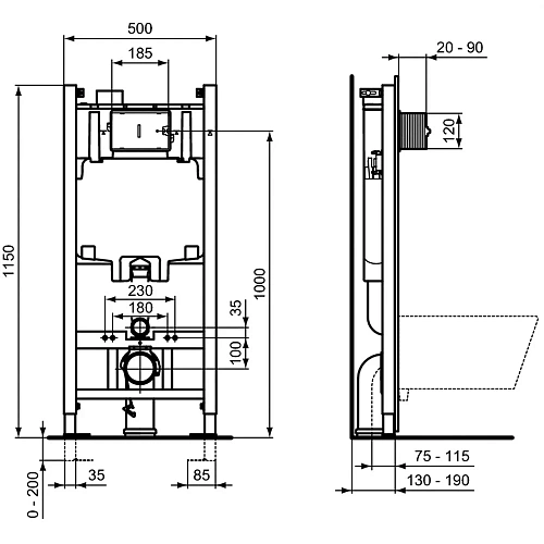 Комплект STWORKI Хельсинки Clean On DPL EO slim 63429 безободковый 488096 Комплект STWORKI Хельсинки Clean On DPL EO slim 63429 безободковый 488096