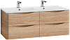 Картинка анонса товара «тумба под раковину vincea roberta 120 w.oak vmc-1r120wo»